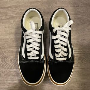 Platform Black Vans